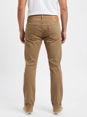 Levi’s Men’s Slim Straight Jeans Tan Khaki W32 L30